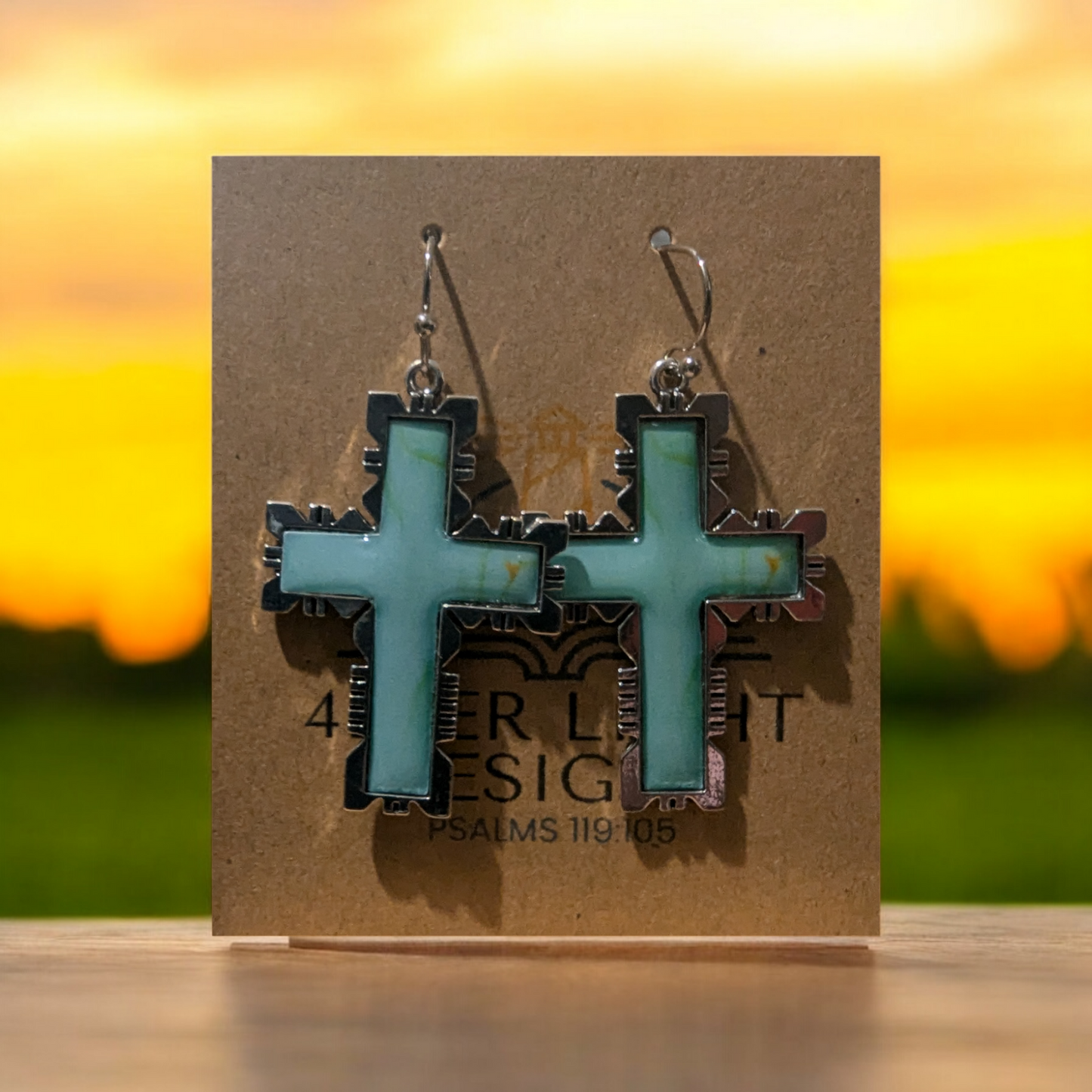 Turquoise crosses