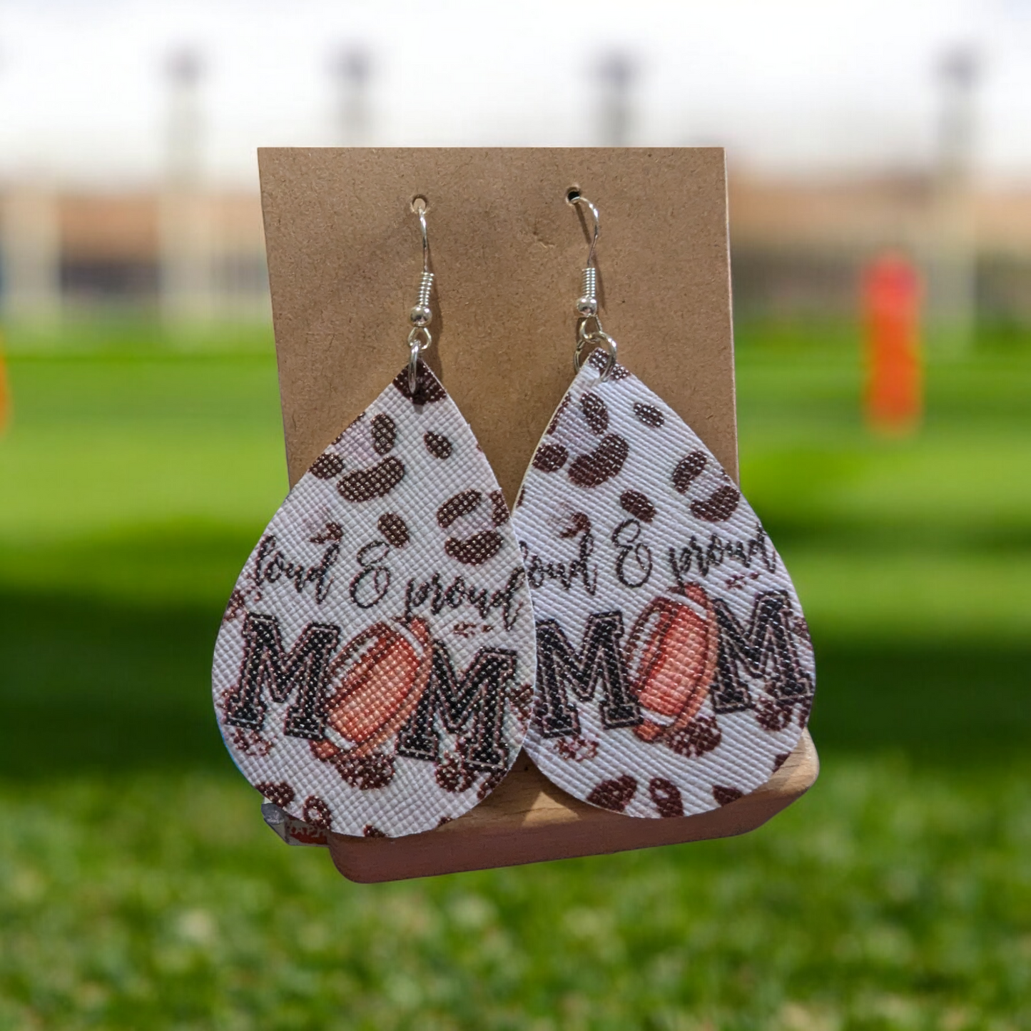 Loud & Proud Football Mom Earrings