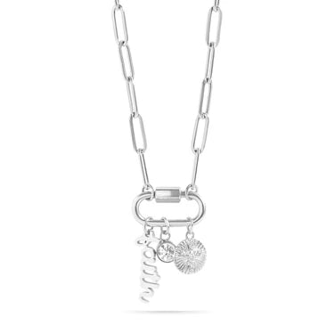 Carabiner Faith Paperclip Necklace