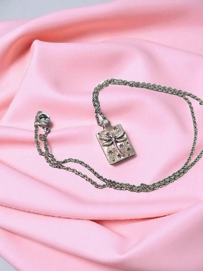 Square Dragonfly pendant